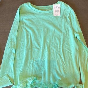 Crewcuts Kids Aqua Long Sleeve Tee